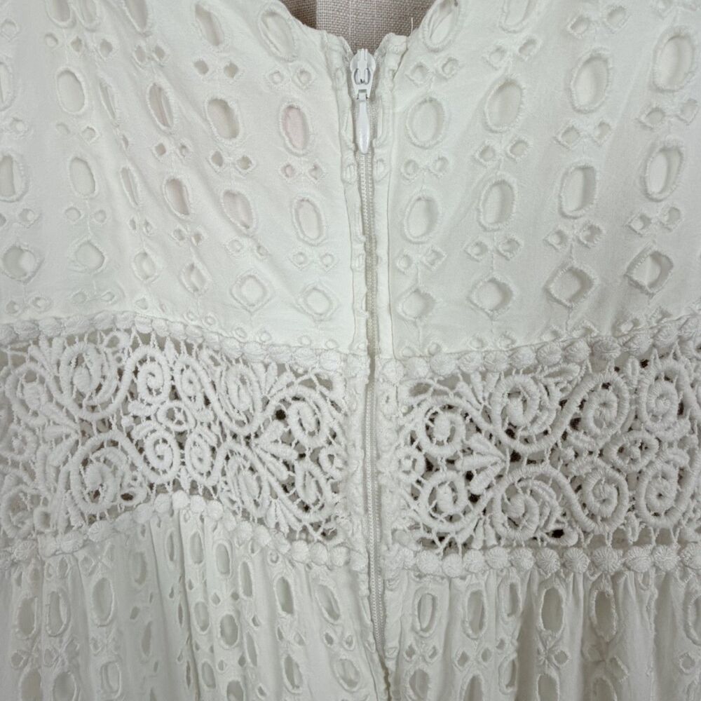 lilly pulitzer melody eyelit maxi bridal resort coastal white women's dress 10 - Picture 13 of 13